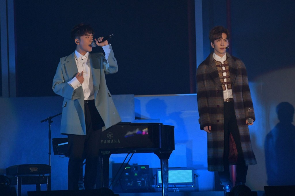 Edan和Anson Lo這對CP一同演出，惹來全場尖叫。